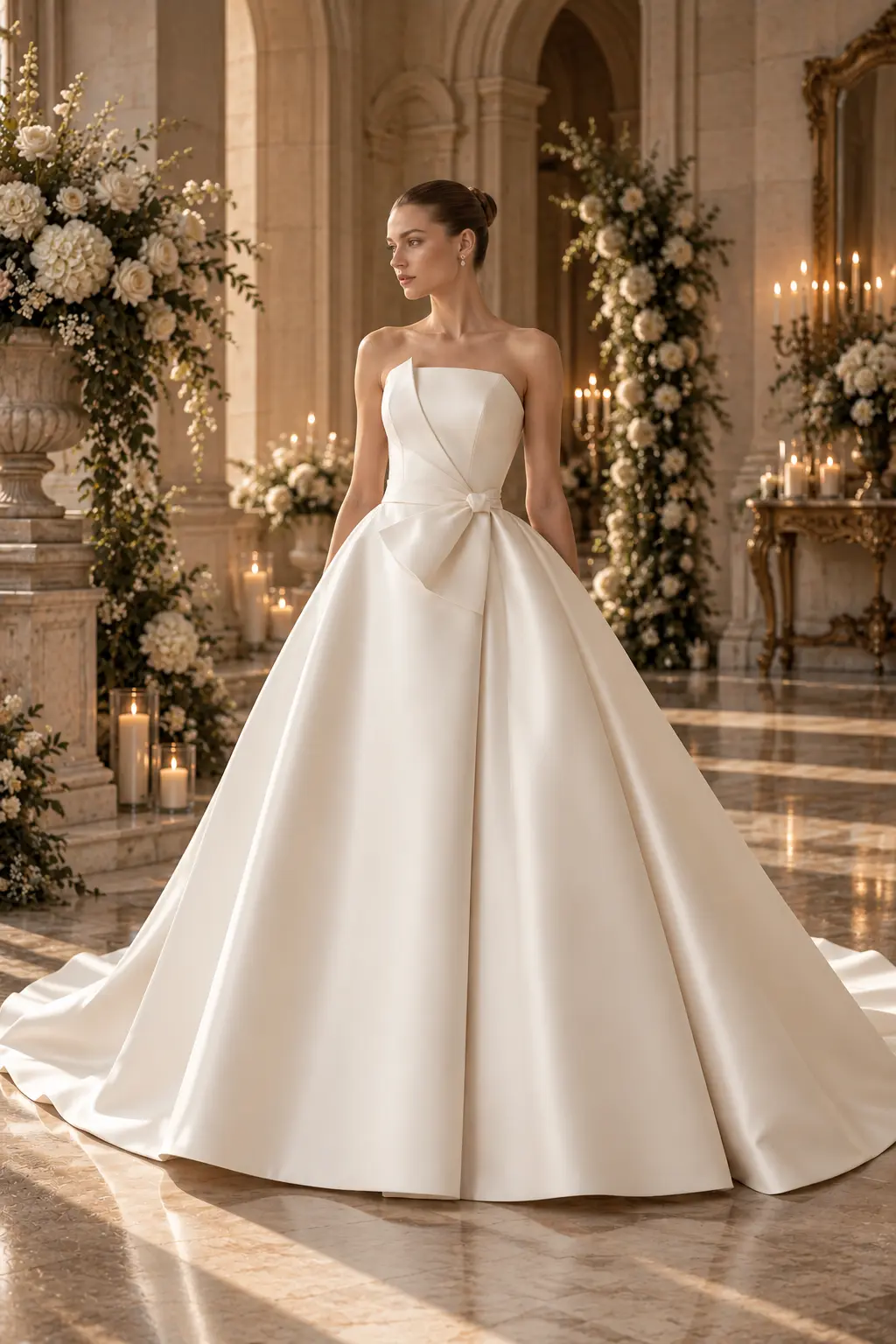 Blanche — custom wedding dress