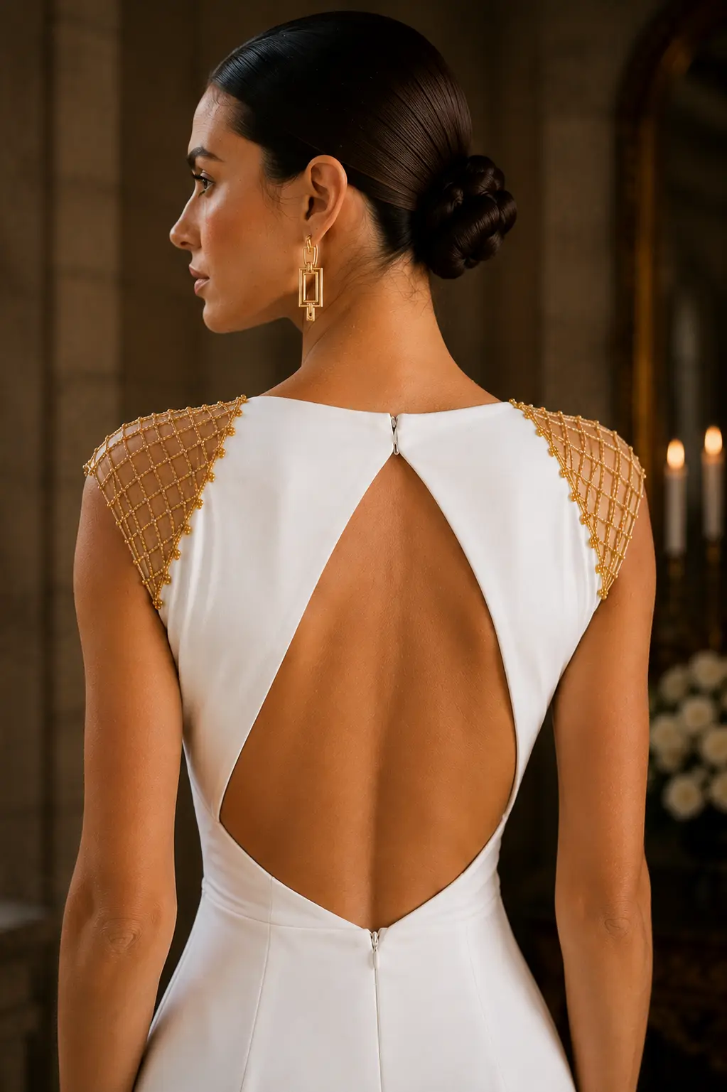 Ivoire — cocktail dresses, back detail