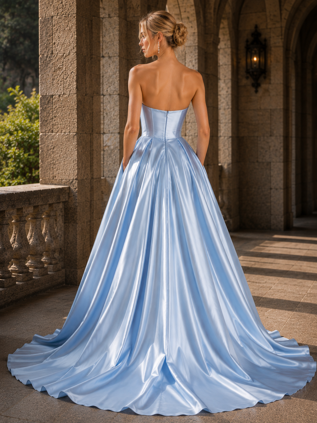 Céleste — prom dresses, back view