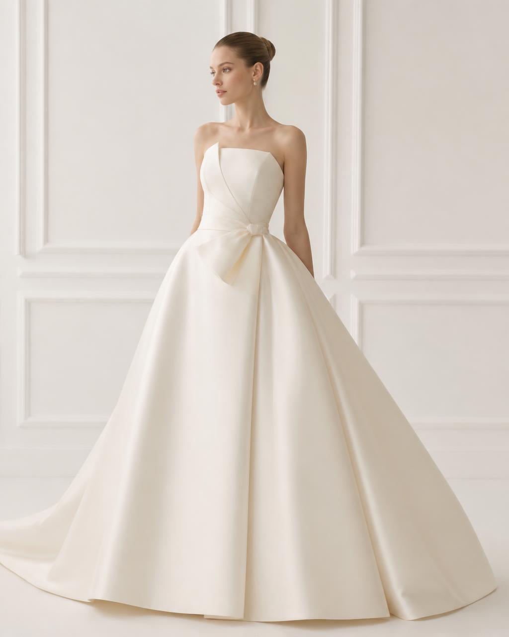 Blanche — custom wedding dress